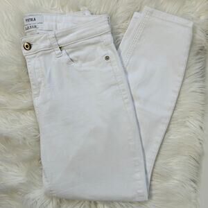 PISTOLA White Skinny Jeans Womens 30 High Waisted Casual Chic Classic Basics